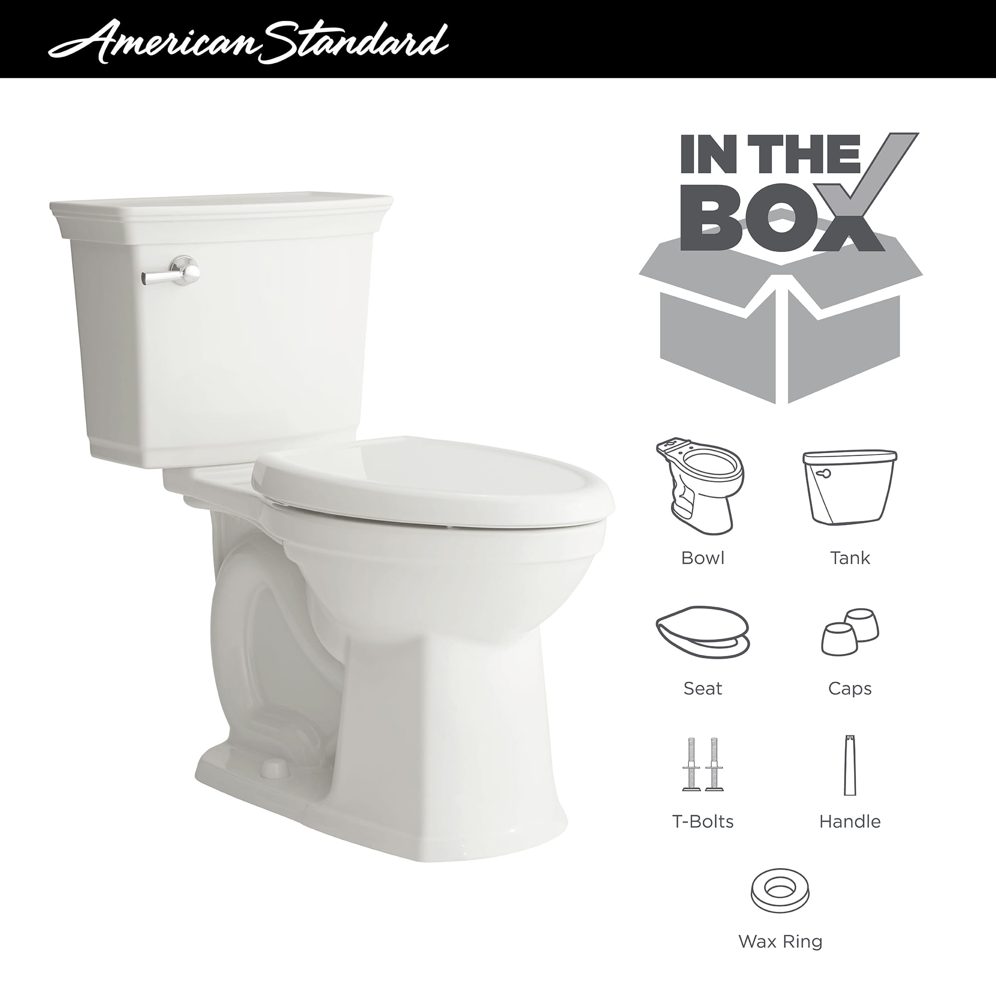 Optum VorMax TwoPiece 1.28 gpf/4.8 Lpf Chair Height Elongated Toilet